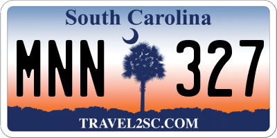 SC license plate MNN327