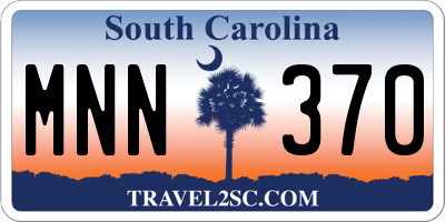 SC license plate MNN370