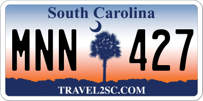SC license plate MNN427