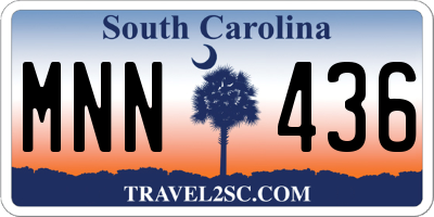 SC license plate MNN436