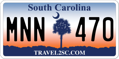 SC license plate MNN470
