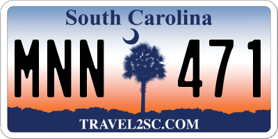 SC license plate MNN471