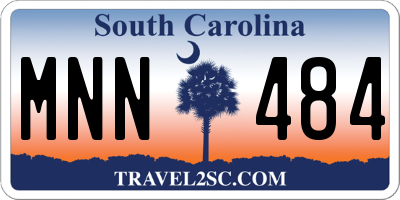 SC license plate MNN484