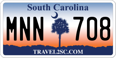 SC license plate MNN708
