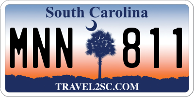 SC license plate MNN811