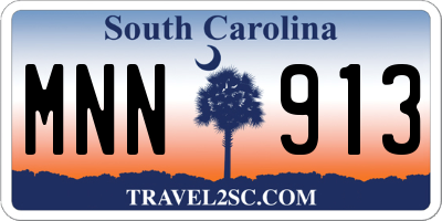 SC license plate MNN913