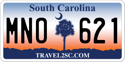 SC license plate MNO621