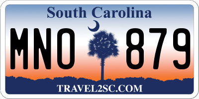 SC license plate MNO879