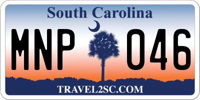 SC license plate MNP046