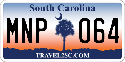 SC license plate MNP064