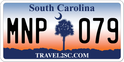 SC license plate MNP079