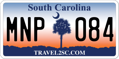 SC license plate MNP084