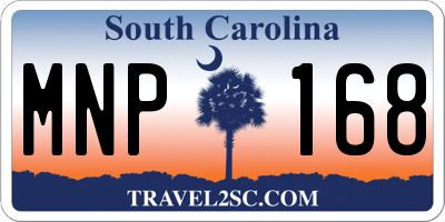 SC license plate MNP168