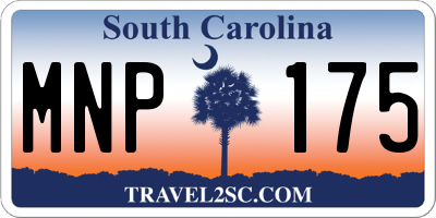 SC license plate MNP175