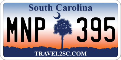 SC license plate MNP395