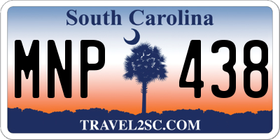 SC license plate MNP438