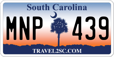 SC license plate MNP439