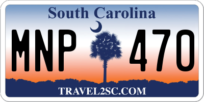SC license plate MNP470