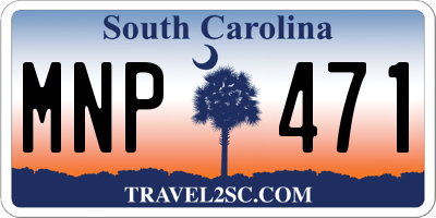 SC license plate MNP471