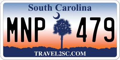 SC license plate MNP479