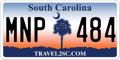 SC license plate MNP484