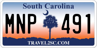 SC license plate MNP491