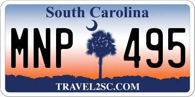 SC license plate MNP495