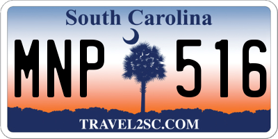 SC license plate MNP516