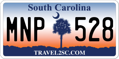 SC license plate MNP528