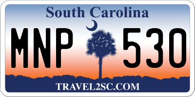 SC license plate MNP530