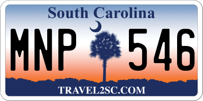 SC license plate MNP546