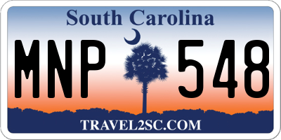 SC license plate MNP548