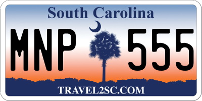 SC license plate MNP555