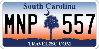 SC license plate MNP557