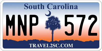 SC license plate MNP572