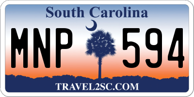 SC license plate MNP594
