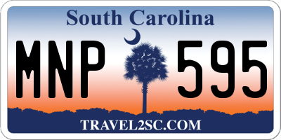 SC license plate MNP595