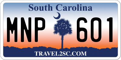 SC license plate MNP601