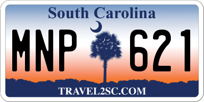 SC license plate MNP621