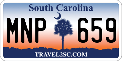 SC license plate MNP659