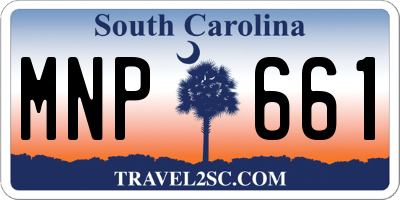 SC license plate MNP661