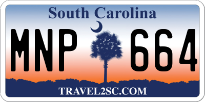 SC license plate MNP664