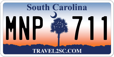 SC license plate MNP711