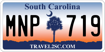 SC license plate MNP719