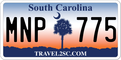 SC license plate MNP775