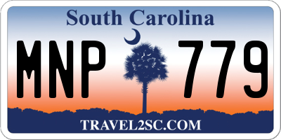 SC license plate MNP779