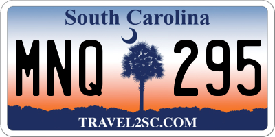 SC license plate MNQ295