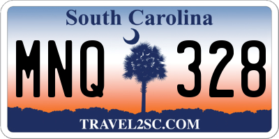 SC license plate MNQ328