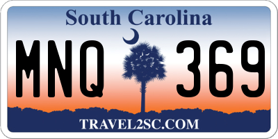 SC license plate MNQ369