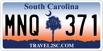 SC license plate MNQ371